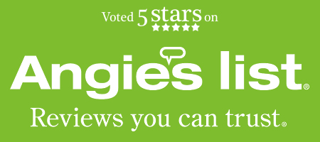 Voted 5 Stars on Angie's List. Reviews you can trust.